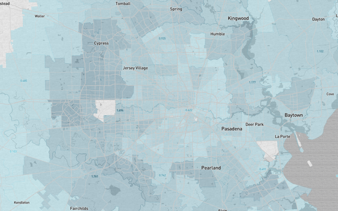 Houston Athletic Economic Impact Map – Fall 2023